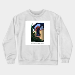 Sweet cottage house - Illustration Crewneck Sweatshirt